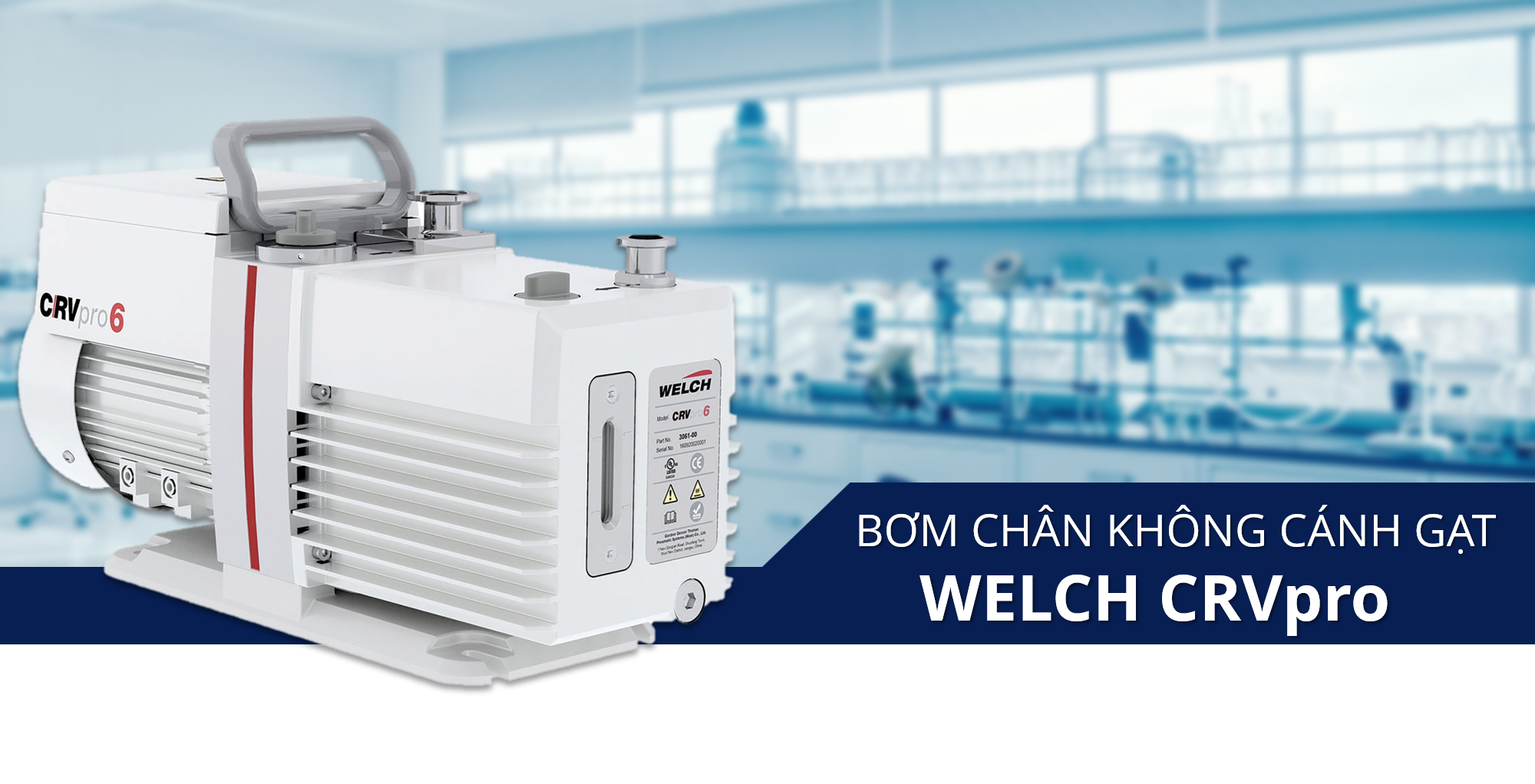 Bơm chân không cho máy đông khô