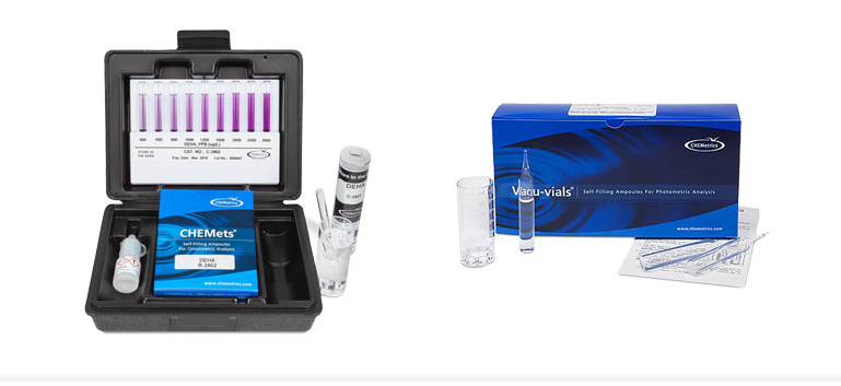 Phân tích nước test nhanh kiểm tra DEHA trong nước - Chemetrics USA K-3902 và K-3925 và K-3903