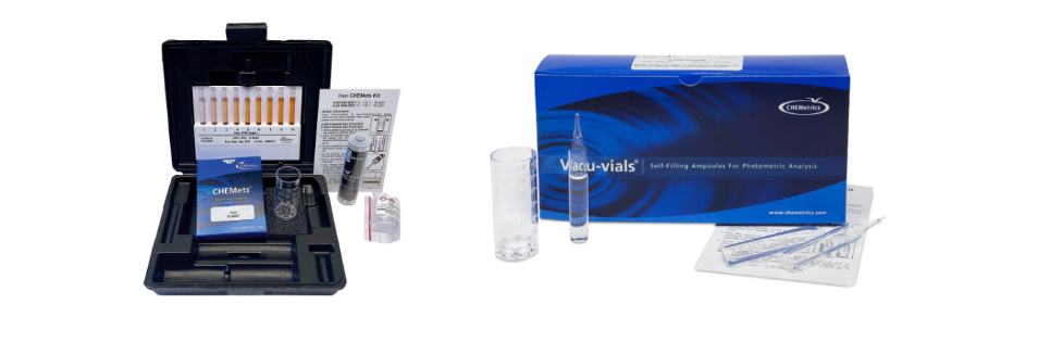 Phân tích nước Test nhanh kiểm tra sắt trong nước - Chemetrics USA K-6210 K-6010 K-6210D K-6002
