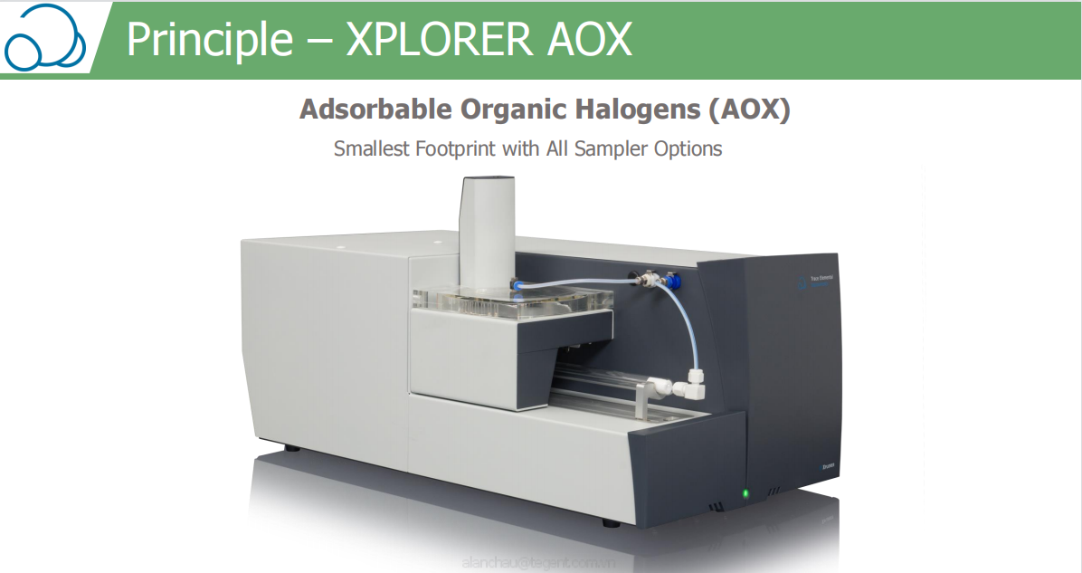 Thiết bị phân tích AOX halogen hữu cơ - Xplorer AOX