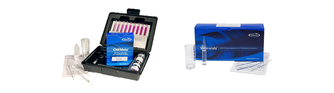 Phân tích nước Test Chromate trong nước – Chemetrics USA bằng K-2810 và K-2803