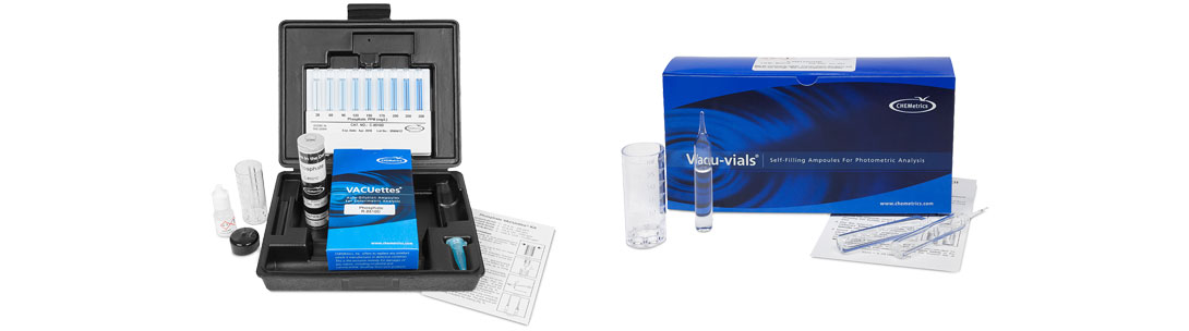 Phân tích nước Test kit kiểm tra nhanh Phosphate trong nước – Chemetrics USA K-8513 và K-8503