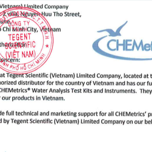 Đại Diện Độc Quyền của Chemetrics Việt Nam