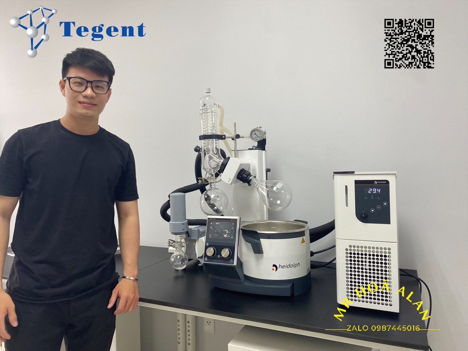 Máy cô quay chân không phòng thí nghiệm