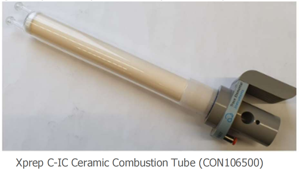 Ống đốt CIC bằng Ceramic dùng cho mẫu có hàn lượng muối, chất vô cơ cao