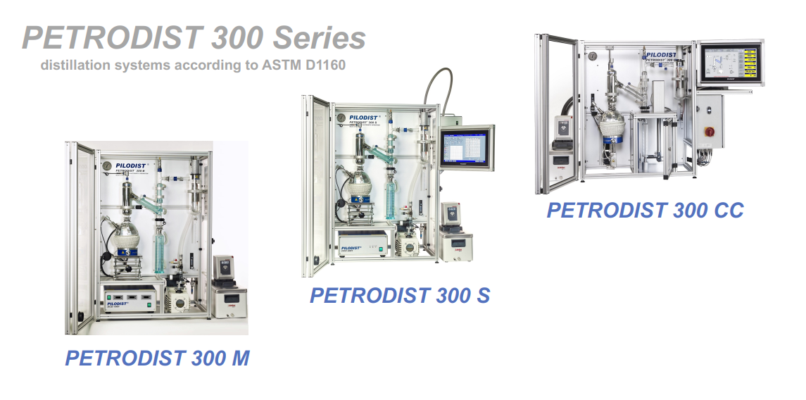 Thiết bị chưng cất xăng dầu tại áp suất thấp theo ASTM D1160 Pilodist