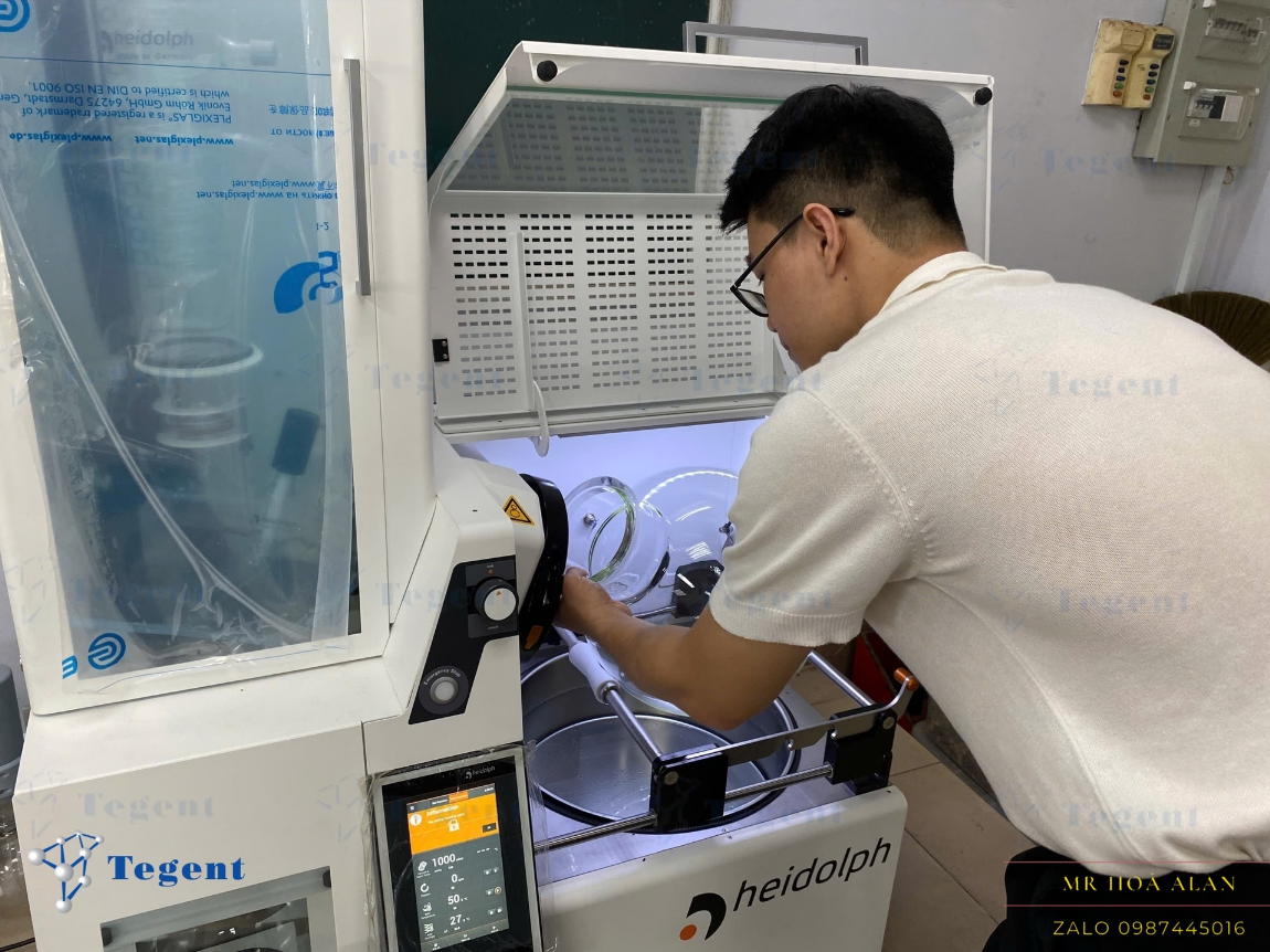MÁY CÔ QUAY CÔNG NGHIỆP CÔNG SUẤT LỚN 20L HEIDOLPH ĐỨC HEIVAP INDUSTRY TEGENT VIETNAM