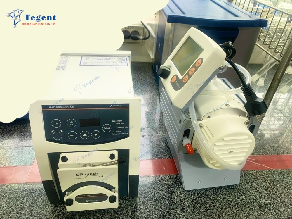 Máy Bơm nhu động bơm phân liều Heidolph và bơm chân không công suất cao Heidolph