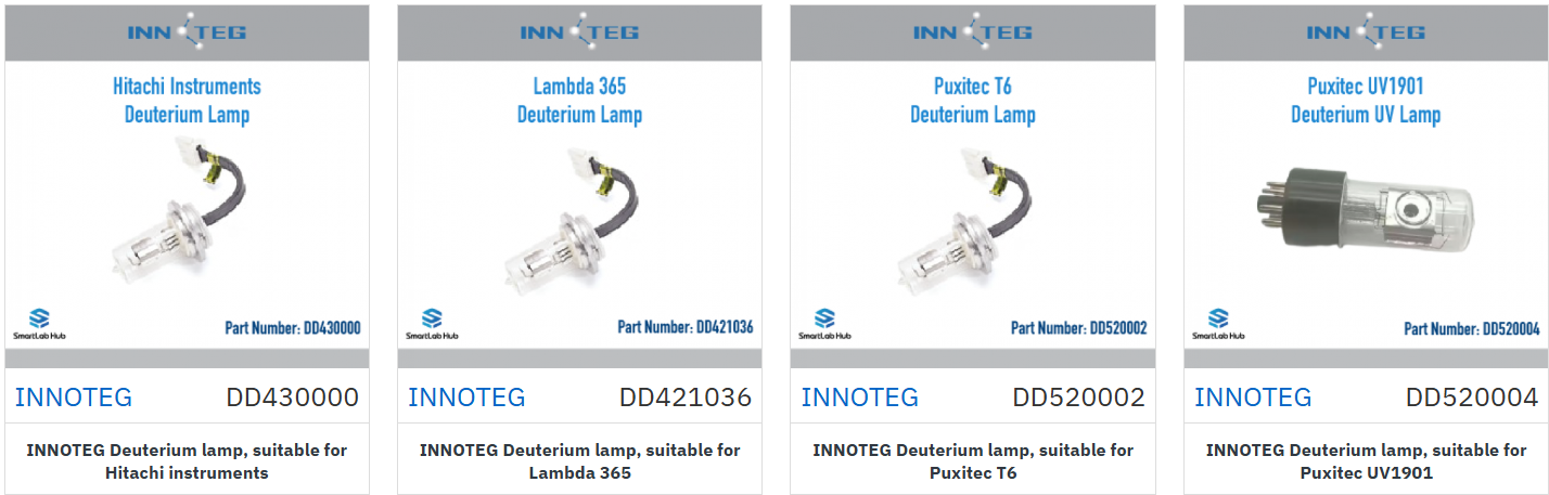 Đèn D2 Lamp cho HPLC LC UV VIS AAS Agilent, Shimazhu, Waters, Thermo, Hitachi, Gilson, Lambda, Puxitec, Rayleigh 6