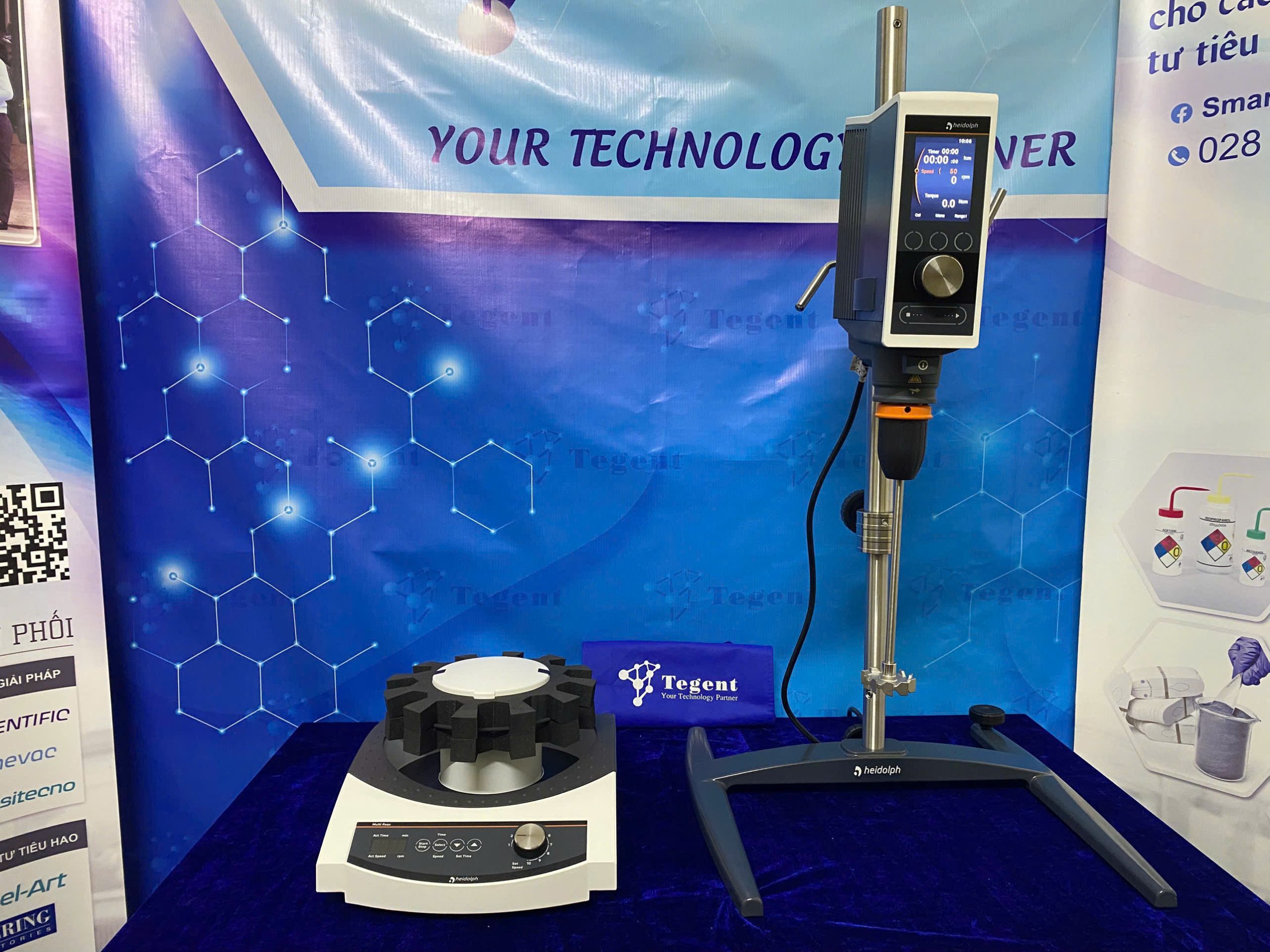 MÁY LẮC MULTI VORTEX VỚI MODEL MULTIREAX VÀ MÁY KHUẤY CƠ HEIDOLPH